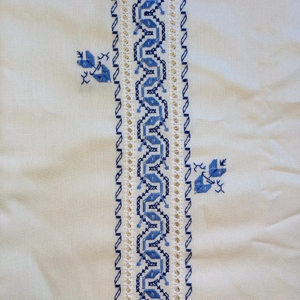 Vintage picturing blue